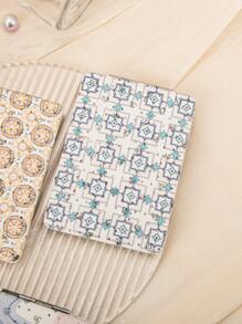 Exquisite Rectangular Folding Mirror With Floral Pattern, 2X Magnification HD Glass, Perfect Gift For Mom, Aunt, Grandmother, Daughter, Niece, Sister, Bride, Bridesmaid, Ideal For Holidays, Birthdays, Weddings, Mother'S Day, Valentine'S Day - Multicolor - View 9