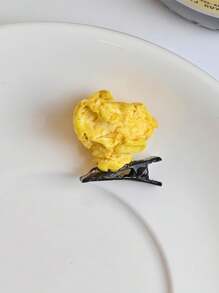 5pcs Women's Cute Popcorn Shaped Hair Clips For Adding Fun And Humor To Your Side Fringe - Multicolor - View 8