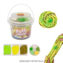 1 Pack Fruit Series Cloud Cream Slime, Portable Handbag Design, With Strawberry, Grape, Orange, Kiwi, For Diy Crystal Mud (Random Shipment) - Multicolor - View 6