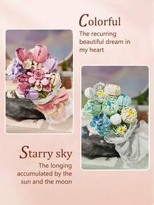 相框花束,玫瑰積木,各種保鮮花主題積木,情人節禮物,創意家居裝飾 - 斑與斕 - 查看 4