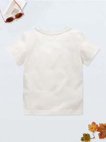 Young Boys T-Shirts - 白色 - 查看 2