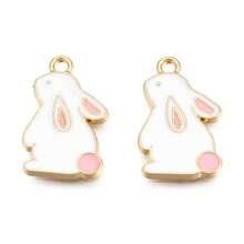 10pcs Cute Style Alloy & Enamel Pendant For Diy Decoration Making, Ideal For Beginners To Make Funny Jewelry - 073B-rS-teeth - View 10