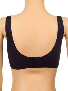 Brasier Push Up Perfect Shape Cómodo con Gran Soporte, Control Anti-Rollitos para Mujer, Dama - Negro - Ver 4