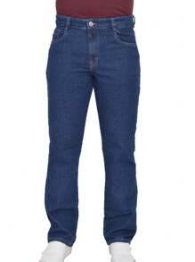 Men Jeans - 藍色 - 查看 1