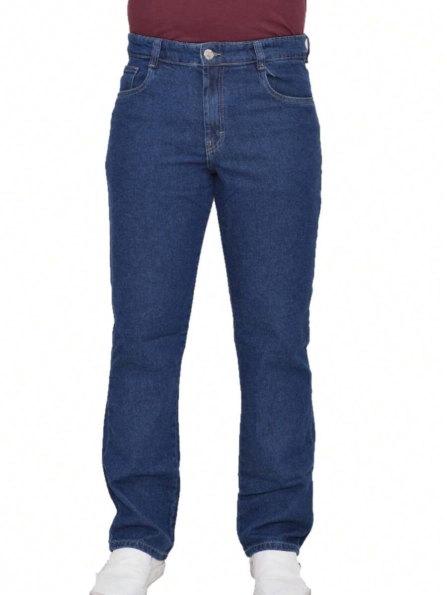 Men Jeans - 藍色 - 查看 1