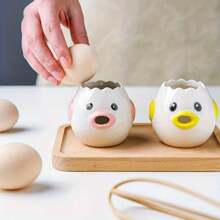 1入組易於使用的陶瓷蛋白蛋黃分離器-完美分離蛋黃和蛋白-非常適用於烘焙和廚房使用 - 粉色 - 查看 7