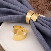 1pc Fashionable Simple Creative Metal Glossy Unisex Bracelet - Bracelet - View 2