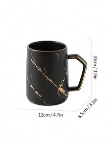 Nordic Style Ceramic Creative Minimalist Luxury Toothbrush Cup Household Couple Wash Set Mouthwash Cup Gargle Cup - Black - View 10