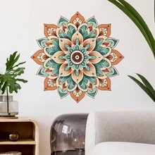 1 Juego (2 Unidades) De Pegatinas De Pared Con Mandala Creativo - Multicolor - Ver 5