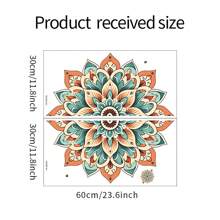 1 Juego (2 Unidades) De Pegatinas De Pared Con Mandala Creativo - Multicolor - Ver 3