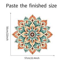 1 Juego (2 Unidades) De Pegatinas De Pared Con Mandala Creativo - Multicolor - Ver 2