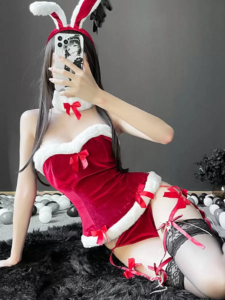 Conjunto De Traje Cosplay De Conejita Linda