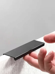 2 Stücke/5 Stücke/10 Stücke Unsichtbare Schrank-griffe Für Schubladen In Schwarz, Türgriff Aus Simples, Modernes Und Verstecktes Design Für Küchenschränke