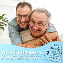 1入透明心形亞克力鑄牌,為爺爺的生日禮物、聖誕節禮物、感謝禮物、我的愛禮物、感恩節禮物、最佳溫馨禮物、新年快樂禮物、創意美學家庭辦公室裝飾禮物、桌上擺飾、紀念禮物、細緻禮物、藝術工藝裝飾禮物、新居入宅禮物、式亞克力紀念品禮物、感激禮物、桌上裝飾標誌/鑄牌 - 彩色 - 查看 4