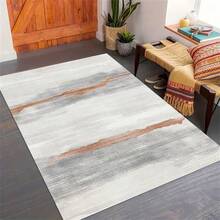 1入組可水洗柔軟羊毛地墊,防滑大面積地毯,假開司米毛豪華風格,適用於客廳