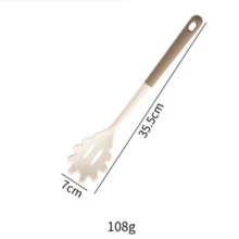 1pc White Silicone Kitchen Utensil Pasta Claw, Home/Hotel/Restaurant Use - White - View 2