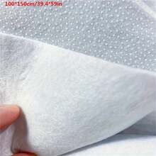 One Pack Of 180g Single-Sided Fusible Fabric Padding Stuffing (50x100cm/100*100cm/100*150cm) Is Perfect For Wallets, Patchwork Bags, And DIY Craft Projects. - White - View 12