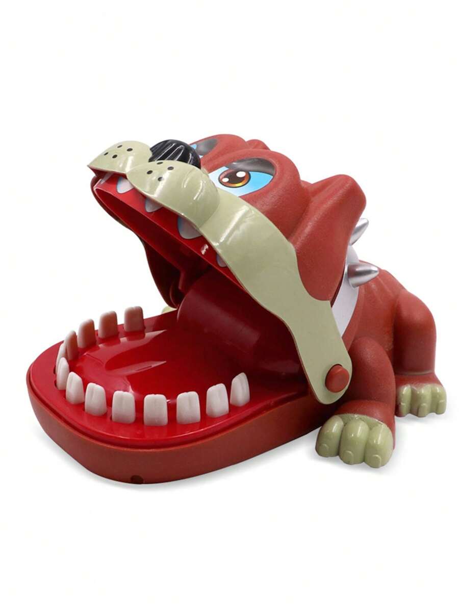 1pc Big Size Bite Finger Game For Parties And Stress Relief, Multiplayer Board Game - Burgundy - View 1