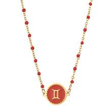 1pc Boho 12 Zodiac Sign Necklaces For Women Fashion Constellations Stainless Steel Pendant Chains Fashion Jewelry Gift - Zodiac Necklace - View 18