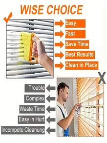 1入組毛絨百葉窗清潔刷與迷你窗溝刷,是除去窗戶,百葉窗,空調出風口,汽車和優質家具上的塵垢的理想工具 - 黃色 - 查看 6