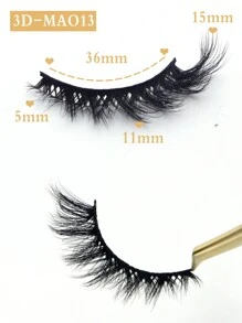 5 pares de pestañas postizas cortas con efecto de ojo de zorro, maquillaje natural de ojos de gato, pestañas falsas 3D de imitación de mink