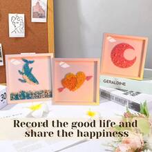 1入組乾花相框和創意手工藝材料包,是向朋友和家人送上的理想禮物 - 邱比特之箭 - 查看 6