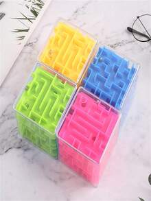 1 Pieza Jugutete De Bola Balanceada En Laberinto 3d Al Azar De 8*8cm - Multicolor - Ver 5