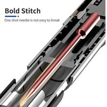 1 Piece Mini Steel Nail Gun Manual Rivet Gun Concrete Wall Ceiling Wall Anchor Wire Slotting Device Home Wall Fastener Rivet Tool - Green - View 3