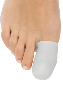2pcs Soft Silicone Toe Caps, Toe Protectors For Shoes (For Thumb And Big Toe), Suitable For Sneakers, Casual Shoes And Shoes