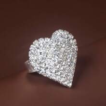 Nhẫn trang trí Rhinestone - Bạc - Xem 13
