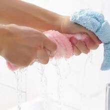 1入組卡通棒棒糖形狀快幹、吸水性手巾,小方形擦手巾 - 彩色 - 查看 8