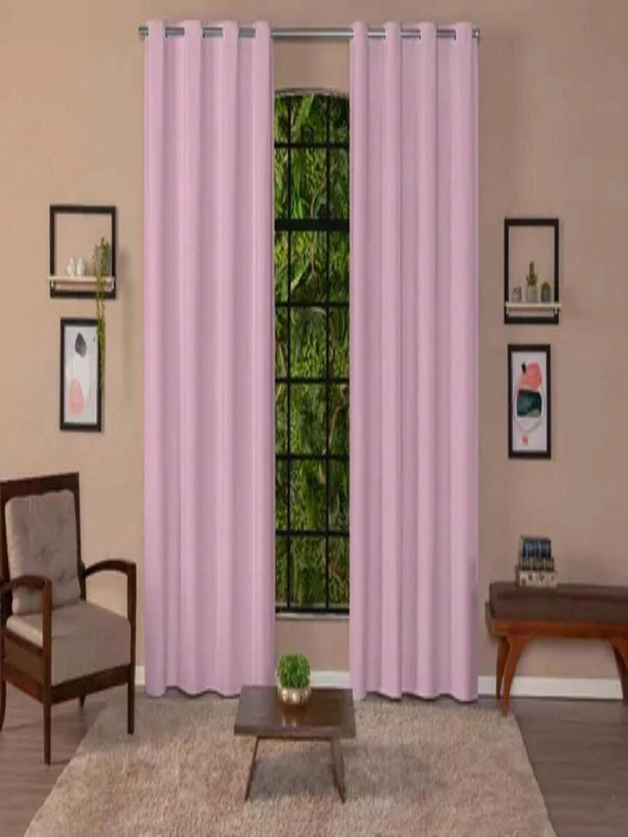 Curtains - Baby Pink - View 1