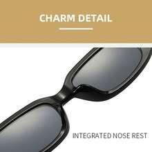 1PC Men's And Women's Small Box Fashion Glasses, European And American Street Photography, Glasses - Black - View 3