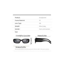 1PC Men's And Women's Small Box Fashion Glasses, European And American Street Photography, Glasses - Black - View 6