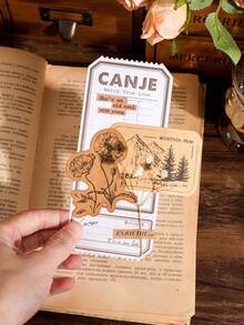 CANDY POETRY 一包40張復古風格植物花卉貼紙,適用於剪貼簿,diy裝飾,節日禮品,個性化日程表,學校/辦公室創意文具用品 - 綠色 - 查看 5