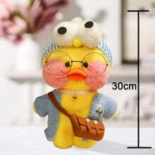 Patito Peluche Lalafanfan Con Complementos De Vestir y Lentes 35cm MEGAN SHOP - Multicolor - Ver 6