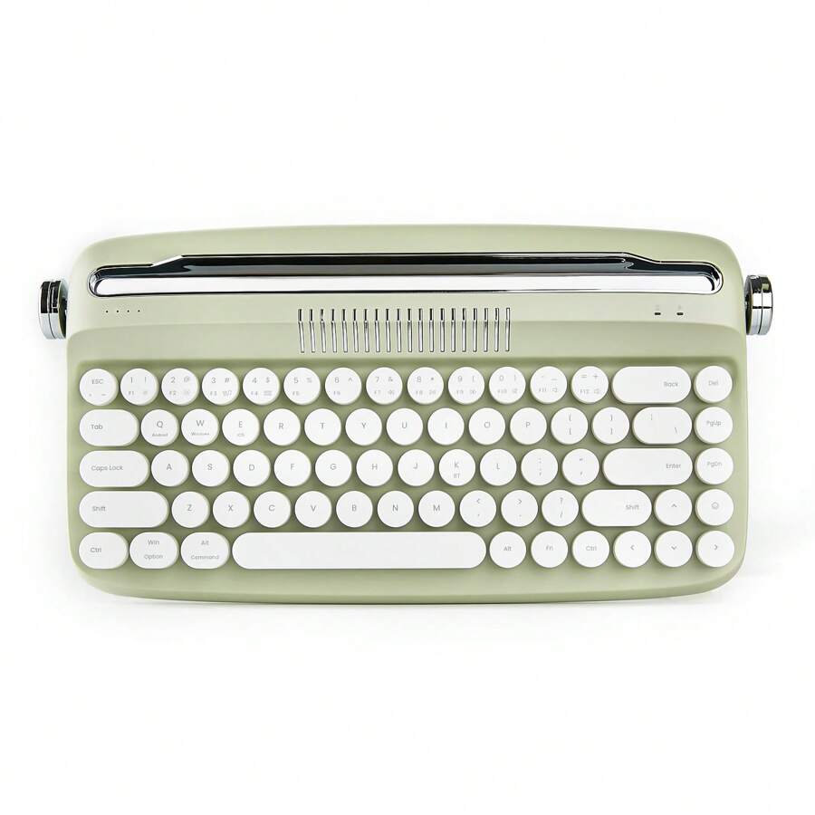 YUNZII B307 Upgraded Wireless Typewriter Keyboard, Retro Keyboard With