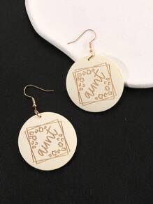 木盤刻有媽媽、娜娜、老師、阿姨、妻子、rn 吊墜耳環,送給母親、奶奶、阿姨、妻子和護士的禮物 - Earring - 查看 35