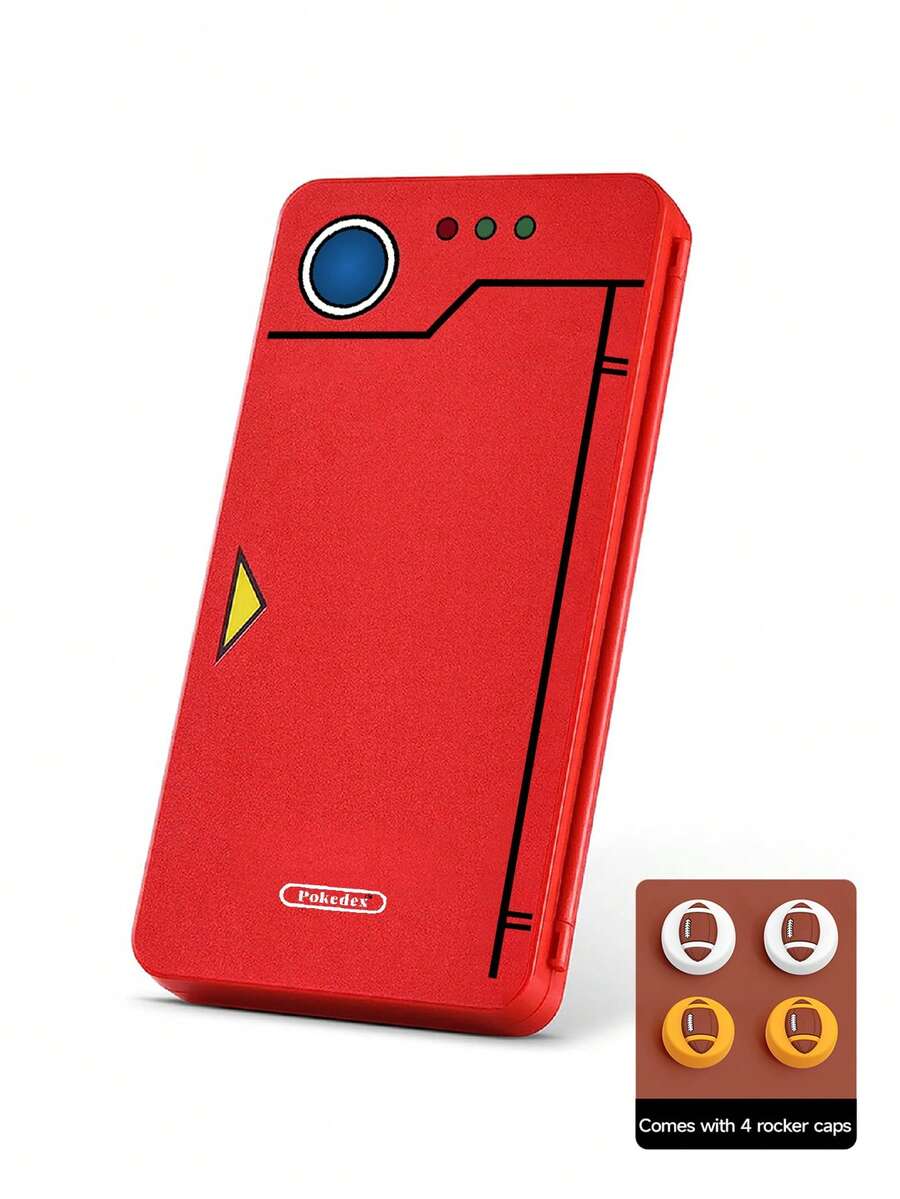 幾何圖案遊戲卡收納盒（帶4個搖杆帽）,適用於switch/switch Oled/switch Lite - 彩色 - 查看 1