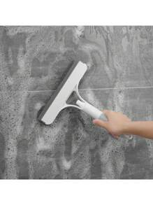 1個多功能玻璃清潔刷,帶噴瓶和刮水器,適用於清潔窗戶和鏡子 - 藍色 - 查看 7