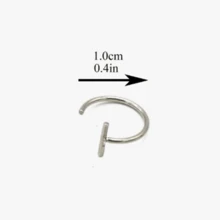 2枚/套龐克歐美風個性ins免打孔唇圈