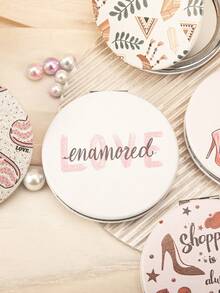 1 件精致圆形折叠镜，带花卉图案，2 倍放大高清玻璃，是送给妈妈、阿姨、祖母、女儿、侄女、姐妹、新娘、伴娘的完美礼物，非常适合节日、生日、婚礼、母亲节、情人节、化妆镜、袖珍小梳妆镜、客厅、卧室、浴室、家居装饰、旅行用品、婚礼、派对、生日、送给男士、妈妈、爸爸、最好的朋友、老师的礼物、新年、配饰、有趣的礼物 - 彩色 - 查看 12