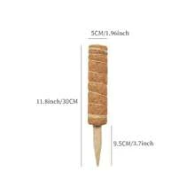 1pc Natural Coconut Palm Stick Plant Climbing Support Stake For Outdoor Garden - Brown - View 5