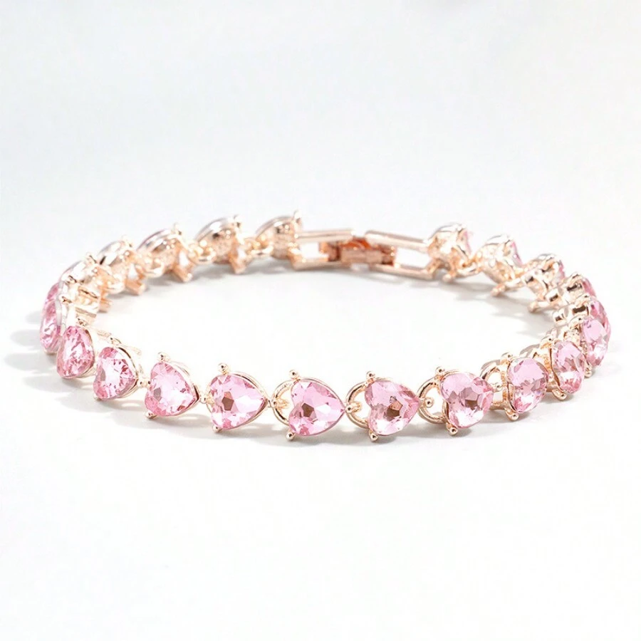 1入新款多彩時尚情人節/節日/愛的週年紀念日禮物珠寶手鍊,適合女友 - 款式二 - 查看 1