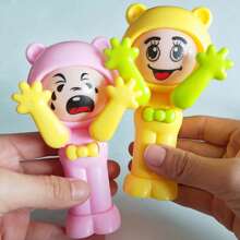Rock Paper Scissors Funny Face Changing Doll, Mini Gaming Toy (Random Color) - Multicolor - View 3