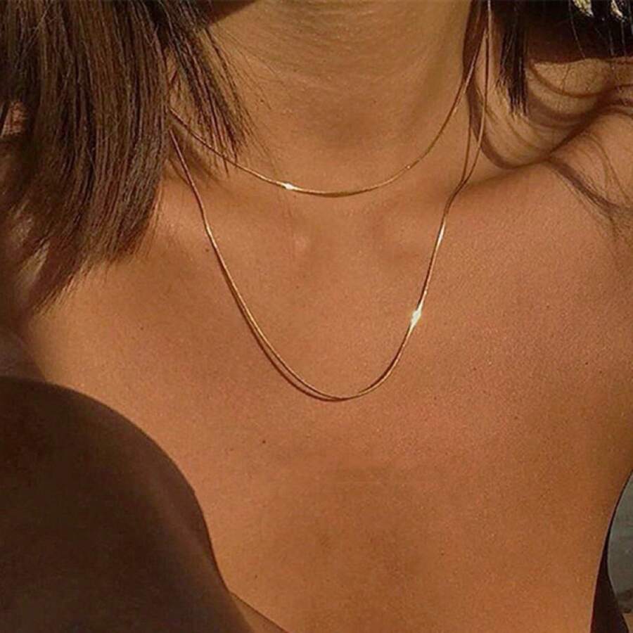 Chain Necklaces - Vàng - Xem 1