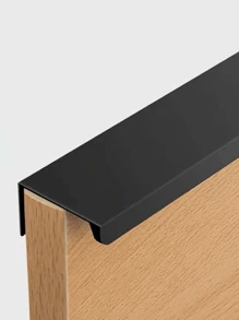 2 Stücke/5 Stücke/10 Stücke Unsichtbare Schrank-griffe Für Schubladen In Schwarz, Türgriff Aus Simples, Modernes Und Verstecktes Design Für Küchenschränke