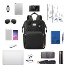 VSNOON Laptop Backpack For Women,15.6 Inch Stylish Rucksack Wide Open, College School Backpack With USB Charging Port, Water Resistant Travel Business Work Bag Computer Bookbag For Men - Negro - Ver 7