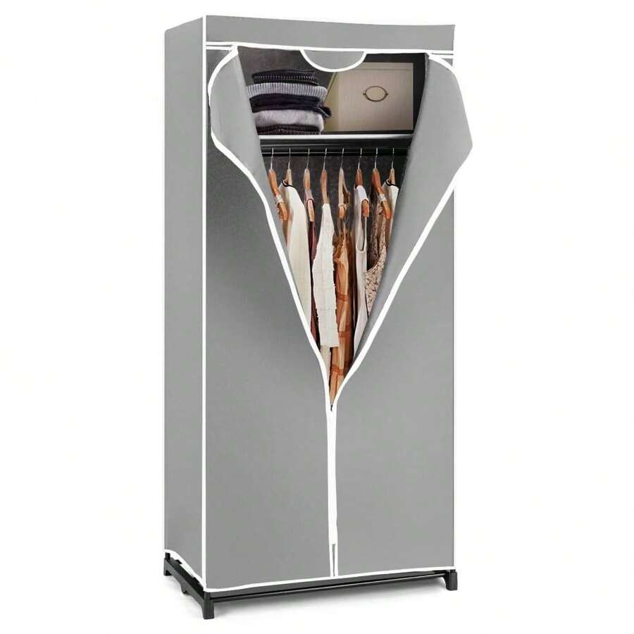 Portable Closets - Grey - View 1