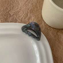 Ins极简风优雅发夹镂空美人鱼渐变色百搭发夹适合刘海或后脑勺 - 顏色B - 查看 6